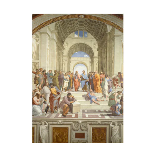 アテナイの学堂 / The School of Athens Stickable Poster