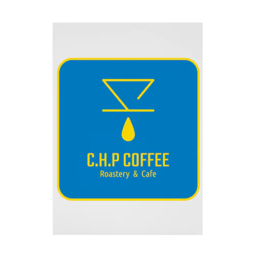 『C.H.P COFFEE』ロゴ_02 吸着ポスター