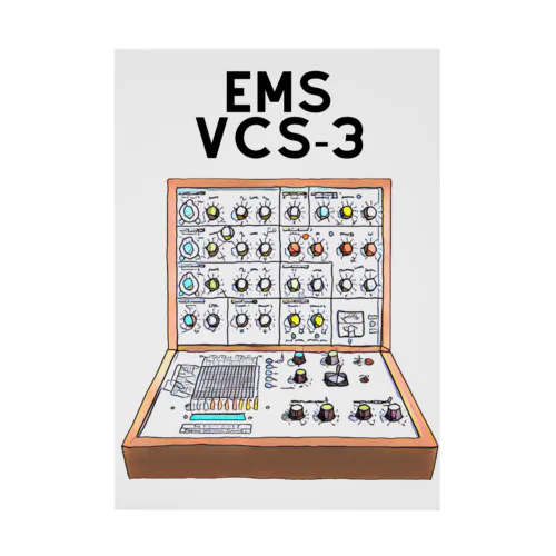 EMS VCS-3 Vintage Synthesizer 吸着ポスター