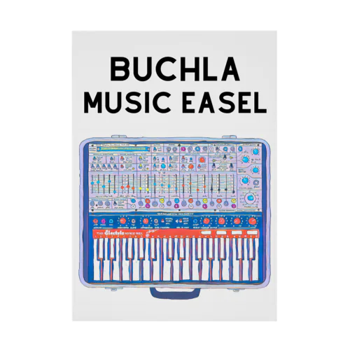 Buchla Music Easel Vintage Synthesizer Stickable Poster