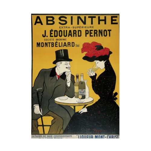 超特急アブサン / Absinthe extra-supérieure J. Édouard Pernot 吸着ポスター