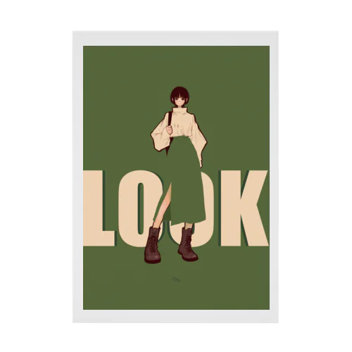 LOOK Stickable Poster