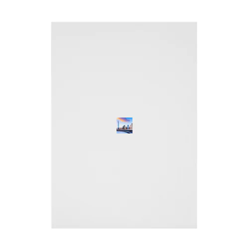 アメリカの街風グッズ Stickable Poster