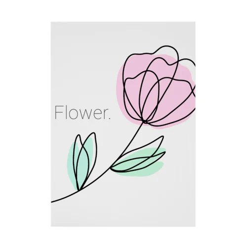 Flower. Stickable Poster