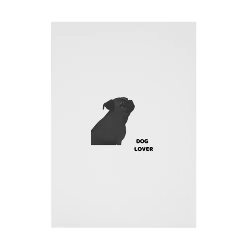 DOG LOVER（パグ） Stickable Poster