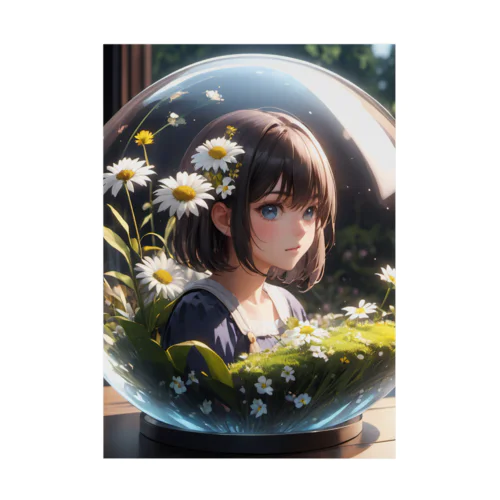 水晶少女 Stickable Poster