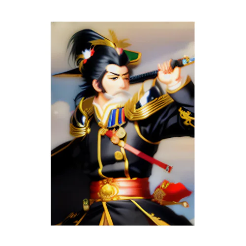 戦国武将 Stickable Poster