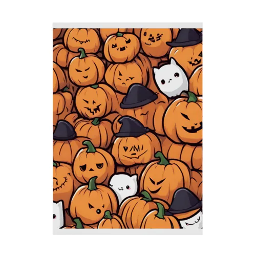 ハロウィン　かぼちゃグッズ Stickable Poster