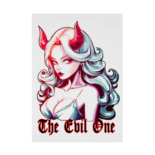 the Evil One　美しき悪魔 Stickable Poster