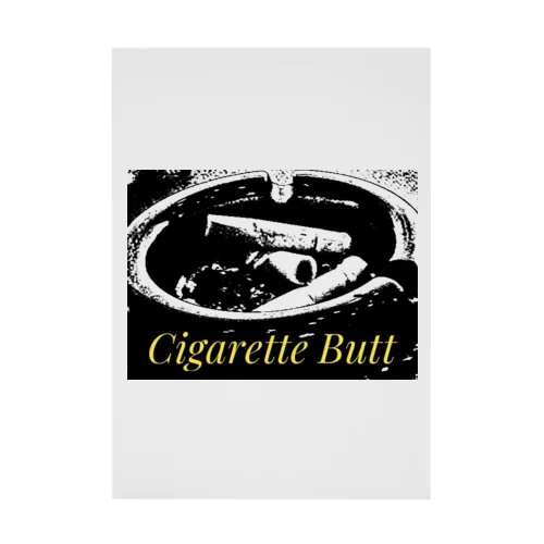 Cigarette Butt Stickable Poster