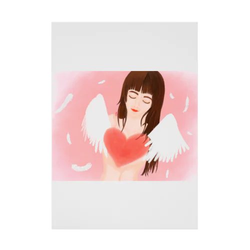 Love Yourself  (flying wings) Stickable Poster