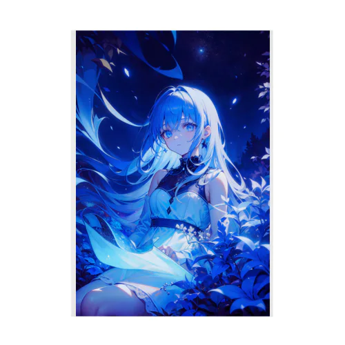 Midnight Journey　〜静雅な真夜中の旅〜　No.4「鏡花水月」 Stickable Poster