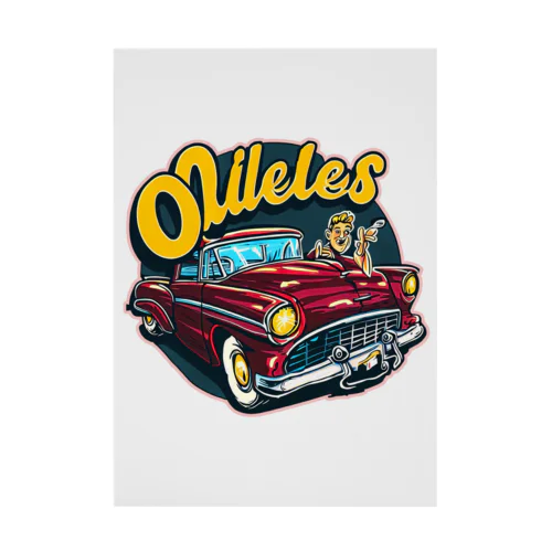 OLDIES　　50’ｓ ＣＡＲ Stickable Poster