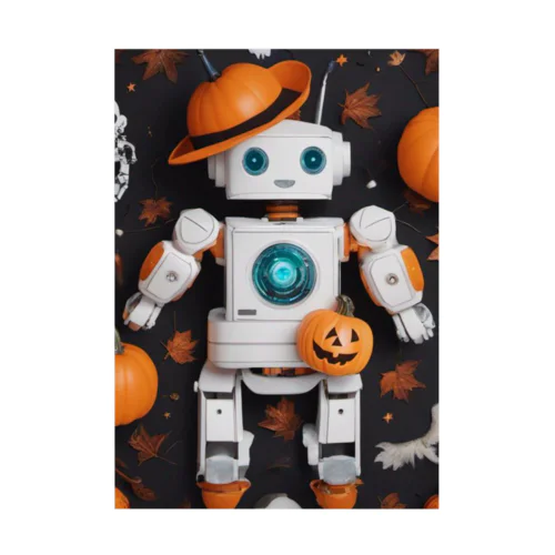 【ハロウィン】ロボット Stickable Poster