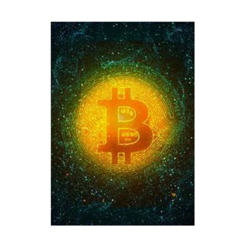 ビットコインの未来 Stickable Poster