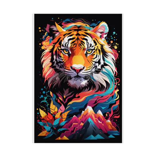 Vivid-Tiger（ビビッド‐タイガー） Stickable Poster