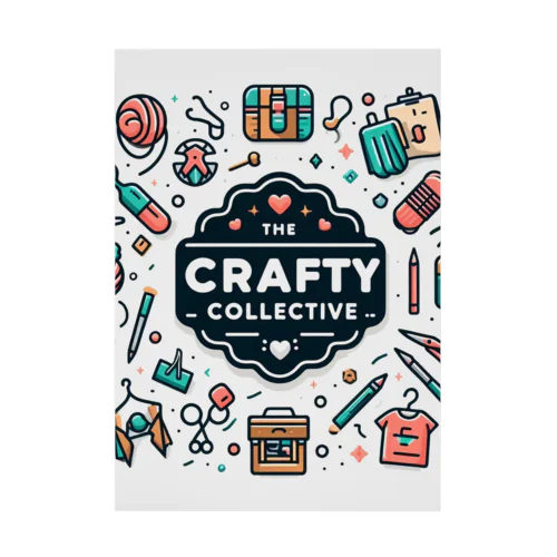 The Crafty Collective のロゴマーク 吸着ポスター