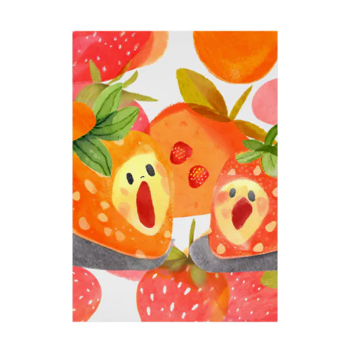 苺ちゃんと蜜柑ちゃん 吸着ポスター