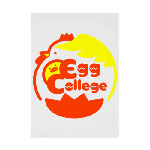 Egg college 公式 吸着ポスター