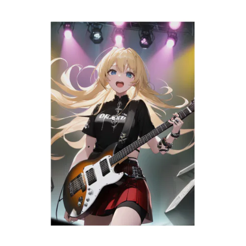 バンドガール Stickable Poster