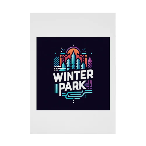 【WINTER PARK】VOL.01 吸着ポスター