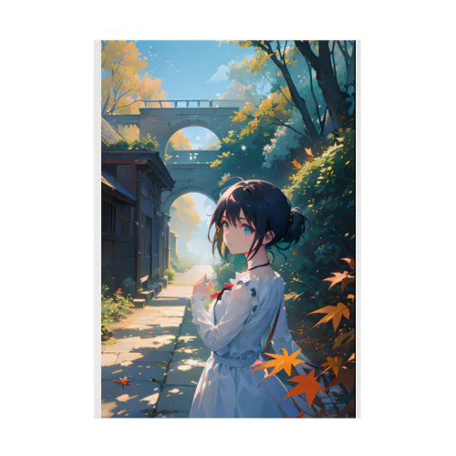 Maple Journey　〜秋色に彩られた照紅葉の旅〜　No.1　「訪れ」 Stickable Poster