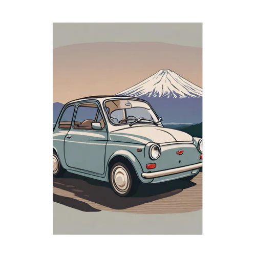 富士山まできたぜ！チンクカー Stickable Poster