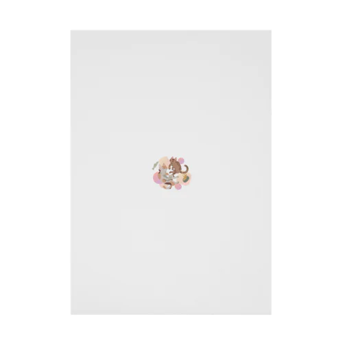 にゃんころず Stickable Poster