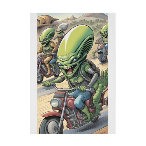 宇宙人ライダー Stickable Poster