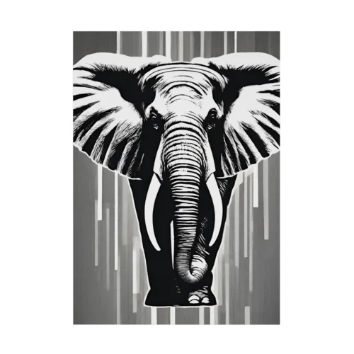 Elephant Stickable Poster