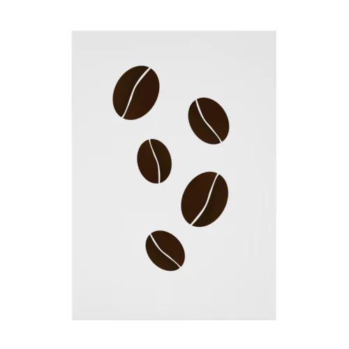  コーヒー豆 Stickable Poster