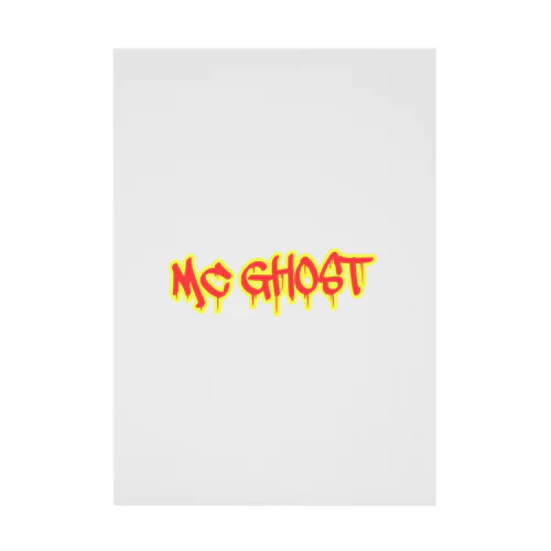 MC GHOST ・ロゴオリジナルグッズ Stickable Poster