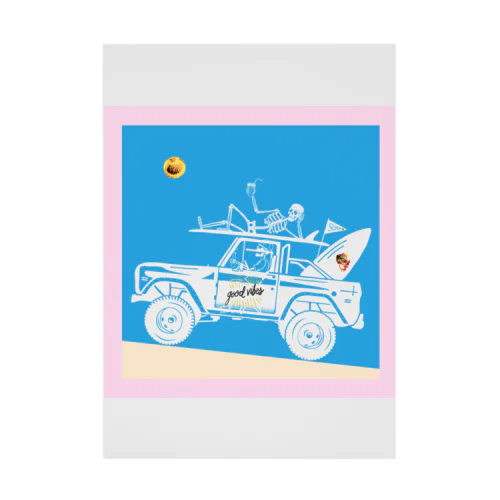 BEACH４ Stickable Poster