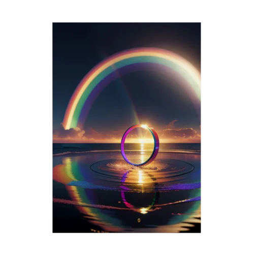 Rainbow Ring Stickable Poster