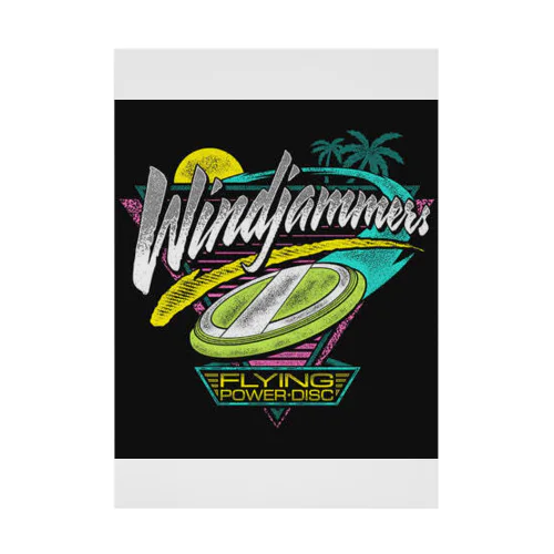 フライングパワーディスク WINDJAMMERS 吸着ポスター