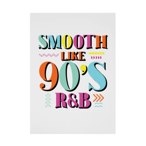 Smooth Like 90's R&B. 90 年代 の R&B のような スムーズさ。 吸着ポスター