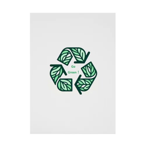 Go Green! Stickable Poster