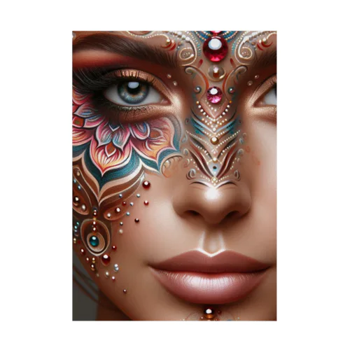 MANDALA MAKEUP  Stickable Poster