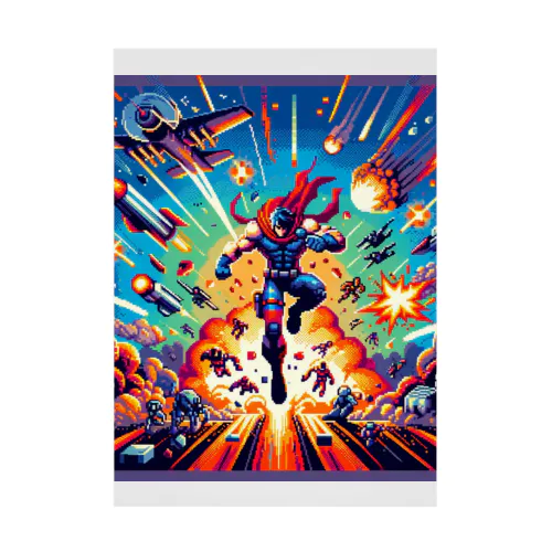 Heroes come late Dot. / type.1 Stickable Poster