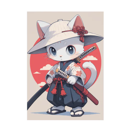 Neko Samurai  吸着ポスター