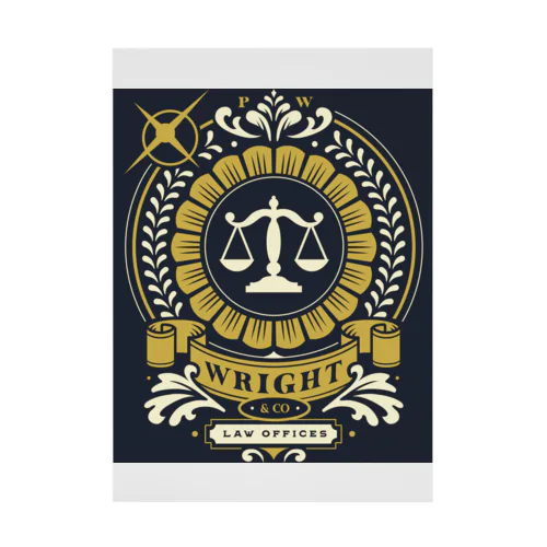 Ace Attorney Wright & Co. Stickable Poster