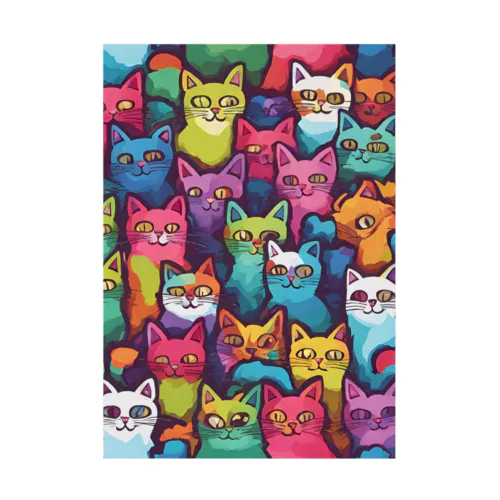 INSANITYcats Stickable Poster