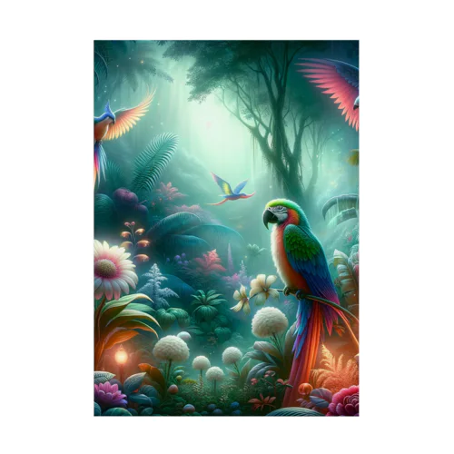 Botanical garden Stickable Poster