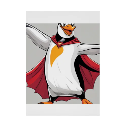 スーパーヒーローペンギン A  Stickable Poster