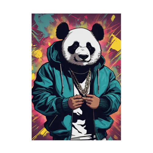 crazy_panda1 Stickable Poster