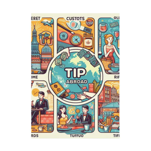 TIP ABROAD Stickable Poster