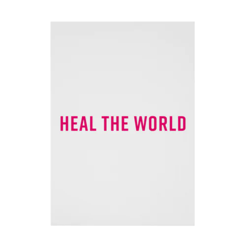 Heal the world Stickable Poster