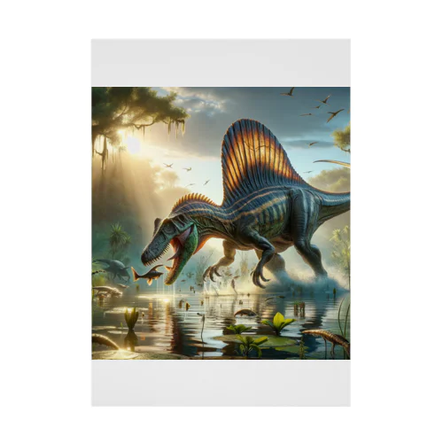 スピノサウルス　恐竜シリーズ③ Stickable Poster