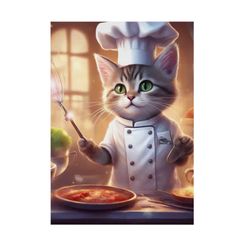 cooking猫 Stickable Poster