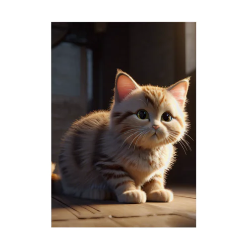 可愛い猫ちゃん 吸着ポスター